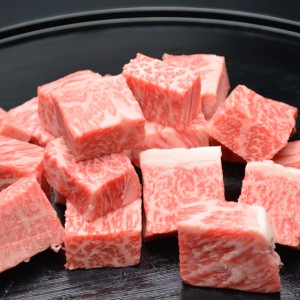 松阪牛 サイコロステーキ サーロイン 400g 牛肉 ステーキ 高級 グルメ 産地直送 和牛 焼肉 バーベキュー 三重県 松阪まるよし