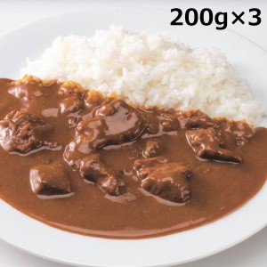 お肉たっぷりビーフカレー 中辛 3袋セット カレー レトルト 国産 こまち食品 ポスト投函便