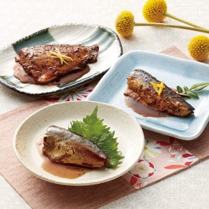 新宿割烹中嶋煮魚3種 計8個 和風惣菜 さばの味噌煮 常温 イワシ アジ