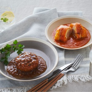 洋食の定番コンビ ハンバーグ＆ロールキャベツ 冷凍食品 詰め合わせ おかず 贅沢グルメ 惣菜 RFFF ルフフフ