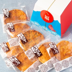 草加せんべい 富士山BOX 6個セット 5種 詰合せ 6箱 埼玉 小宮せんべい本舗