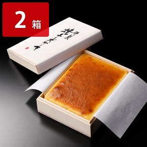武蔵野茶房 特製焼チーズケーキ 木箱入 2箱セット スイーツ ギフト 洋菓子