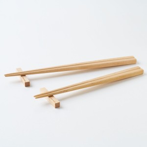 日本の木の箸 夫婦セット 桐箱付き 夫婦箸 箸置き セット 日本製 生活雑貨 箸 お祝い 山形名品