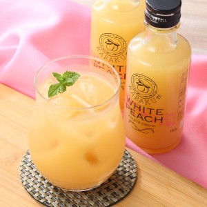 果樂 清水白桃ドリンク 8本セット 飲料 フルーツ 果汁 ドリンク 桃 岡山県産 ピーチ 果汁飲料 ジュース