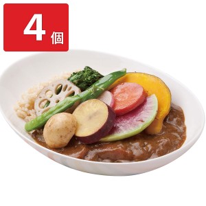 「俺たちの能登」カレー 4個セット カレー 惣菜 野菜カレー 簡単調理 レトルト 化学調味料不使用