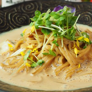 グルテンフリー 国産 玄米麺 菊芋 4食 麺 ヴィーガン 米粉麺