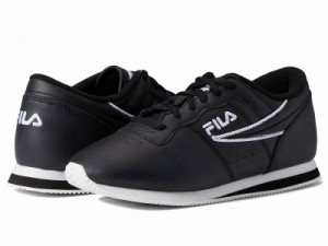 Fila フィラ レディース 女性用 シューズ 靴 スニーカー 運動靴 Machu Outline Flag Black/White/Black【送料無料】