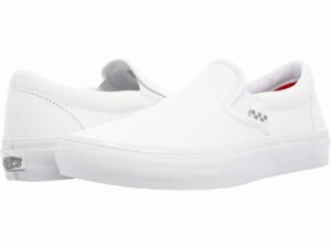 Vans バンズ メンズ 男性用 シューズ 靴 スニーカー 運動靴 Skate Slip-On True White【送料無料】