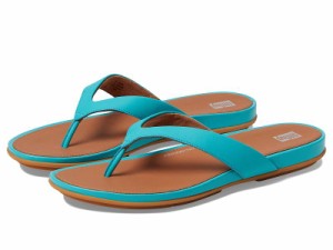 FitFlop フィットフロップ レディース 女性用 シューズ 靴 サンダル Gracie Leather Flip-Flops Tahiti Blue【送料無料】