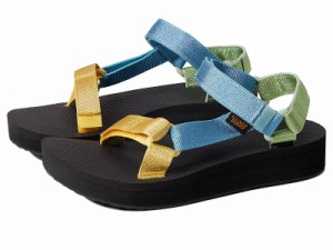 Teva テバ レディース 女性用 シューズ 靴 サンダル Midform Universal Metallic Blue Multi【送料無料】