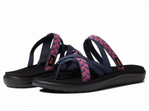 Teva テバ レディース 女性用 シューズ 靴 サンダル Voya Zillesa Retro Geometric Navy【送料無料】