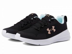 Under Armour アンダーアーマー レディース 女性用 シューズ 靴 スニーカー 運動靴 Essential Black/Fuse Teal/Metallic【送料無料】