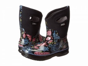 Bogs ボグス レディース 女性用 シューズ 靴 ブーツ スノーブーツ Classic Mid Black Multi Winter Blooms【送料無料】
