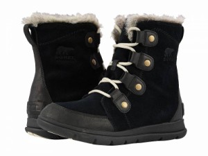 SOREL ソレル レディース 女性用 シューズ 靴 ブーツ スノーブーツ Explorer Joan Black/Dark Stone【送料無料】