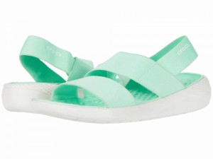 crocs クロックス レディース 女性用 シューズ 靴 サンダル LiteRide Stretch Sandal Neo Mint/Almost White【送料無料】