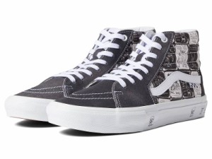 Vans バンズ メンズ 男性用 シューズ 靴 スニーカー 運動靴 Skate SK8-Hi(R) (Daniel Johnston) Raven【送料無料】