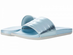 adidas アディダス レディース 女性用 シューズ 靴 サンダル Adilette Comfort Slides Vision Metallic/Vision【送料無料】