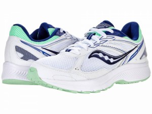 Saucony サッカニー レディース 女性用 シューズ 靴 スニーカー 運動靴 Cohesion 14 White/Navy/Mint【送料無料】