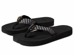 Teva テバ レディース 女性用 シューズ 靴 サンダル Reflip Stacks Black/White【送料無料】