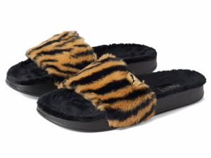 PUMA プーマ レディース 女性用 シューズ 靴 スリッパ Leadcat YLM Fluff Safari Puma Black/Puma Team Gold【送料無料】