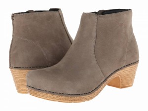 Dansko ダンスコ レディース 女性用 シューズ 靴 ブーツ アンクル ショートブーツ Maria Taupe Milled Nubuck【送料無料】