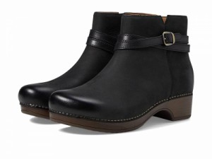 Dansko ダンスコ レディース 女性用 シューズ 靴 ブーツ アンクル ショートブーツ Brook Black Burnished Nubuck【送料無料】