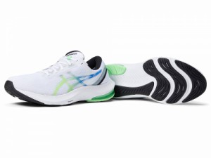 ASICS アシックス メンズ 男性用 シューズ 靴 スニーカー 運動靴 GEL-Pulse 13 White/Bright Lime【送料無料】