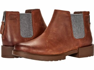 SOREL ソレル レディース 女性用 シューズ 靴 ブーツ チェルシーブーツ アンクル Emelie(TM) II Chelsea Heel Zip Dark【送料無料】