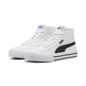 PUMA プーマ メンズ 男性用 シューズ 靴 スニーカー 運動靴 Court Classic Vulc Mid Puma White/Puma Black【送料無料】