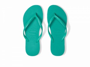 Havaianas ハワイアナス レディース 女性用 シューズ 靴 サンダル Slim Flip Flop Sandal Virtual Green【送料無料】