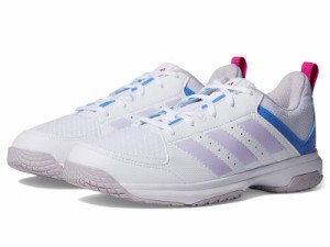 adidas アディダス レディース 女性用 シューズ 靴 スニーカー 運動靴 Ligra 7 White/Silver Dawn/Blue Fusion【送料無料】