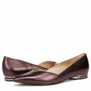 Naturalizer ナチュラライザー レディース 女性用 シューズ 靴 フラット Havana Cabernet Sauvignon Red Metallic Leather【送料無料】