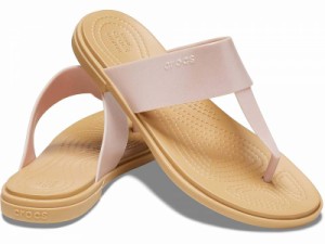 crocs クロックス レディース 女性用 シューズ 靴 サンダル Tulum Flip Pink Clay Metallic【送料無料】