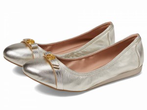 Cole Haan コールハーン レディース 女性用 シューズ 靴 フラット Tova Bow Ballet Gold Talca【送料無料】