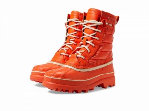 SOREL ソレル レディース 女性用 シューズ 靴 ブーツ スノーブーツ Caribou(TM) Royal WP Optimized Orange/Chalk【送料無料】