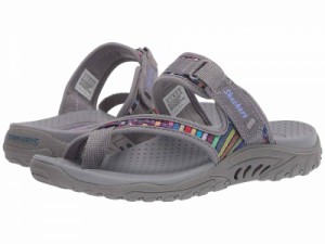 SKECHERS スケッチャーズ レディース 女性用 シューズ 靴 サンダル Reggae Mad Swag Gray【送料無料】