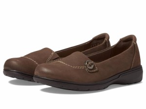 Clarks クラークス レディース 女性用 シューズ 靴 フラット Carleigh Lulin Taupe Nubuck【送料無料】