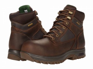 Dunham ダナム メンズ 男性用 シューズ 靴 ブーツ ワークブーツ 8000 Works Safety 6 Boot Brown Leather【送料無料】