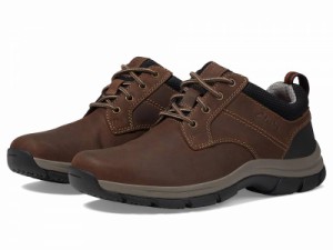 Clarks クラークス メンズ 男性用 シューズ 靴 スニーカー 運動靴 Walpath Low Brown Leather【送料無料】