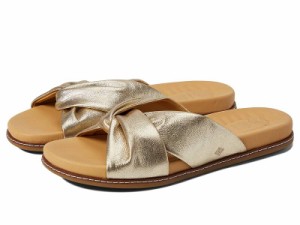 Sperry スペリー レディース 女性用 シューズ 靴 サンダル Waveside Plushwave Cross Slide Gold【送料無料】