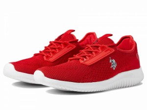 U.S. POLO ASSN. USポロ メンズ 男性用 シューズ 靴 スニーカー 運動靴 Limber Red【送料無料】