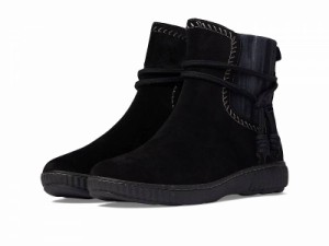 Clarks クラークス レディース 女性用 シューズ 靴 ブーツ アンクル ショートブーツ Caroline Lily Black Suede【送料無料】