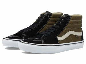Vans バンズ メンズ 男性用 シューズ 靴 スニーカー 運動靴 Skate SK8-Hi(R) Black/Olive【送料無料】