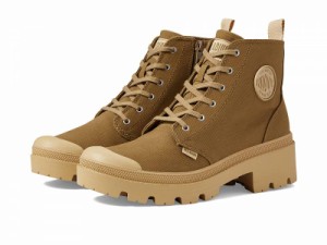 Palladium パラディウム レディース 女性用 シューズ 靴 ブーツ レースアップ 編み上げ Pallabase Twill Butternut【送料無料】