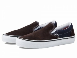 Vans バンズ メンズ 男性用 シューズ 靴 スニーカー 運動靴 Skate Slip-On Dark Brown/Navy【送料無料】