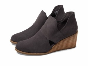 TOMS トムス レディース 女性用 シューズ 靴 ブーツ アンクル ショートブーツ Kallie Cutout Pavement Grey【送料無料】