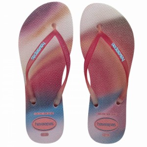 Havaianas ハワイアナス レディース 女性用 シューズ 靴 サンダル Slim Metallic Rainbow Pink Lemonade【送料無料】