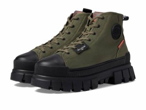 Palladium パラディウム レディース 女性用 シューズ 靴 ブーツ レースアップ 編み上げ Revolt Hi Tx Olive Night【送料無料】