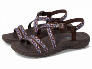 SKECHERS スケッチャーズ レディース 女性用 シューズ 靴 サンダル Reggae Dream Weaver Chocolate Multi【送料無料】