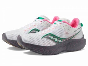 Saucony サッカニー レディース 女性用 シューズ 靴 スニーカー 運動靴 Kinvara 14 White/Gravel【送料無料】